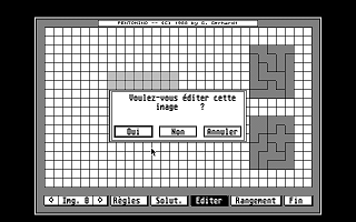 Pentominoes atari screenshot